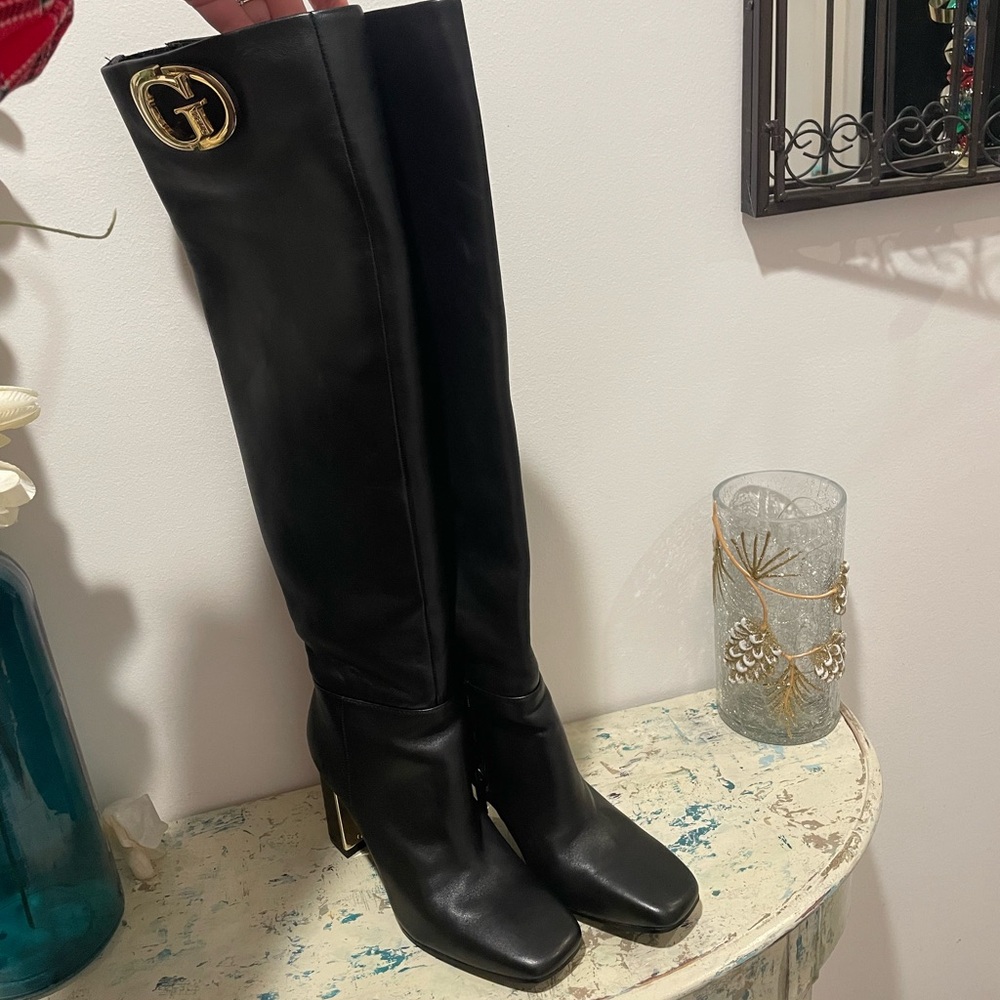 Guess Elandre Leather Over-The-Knee Boots | Women’s Size 6.5 | Pre-owned - Picture 14 of 15